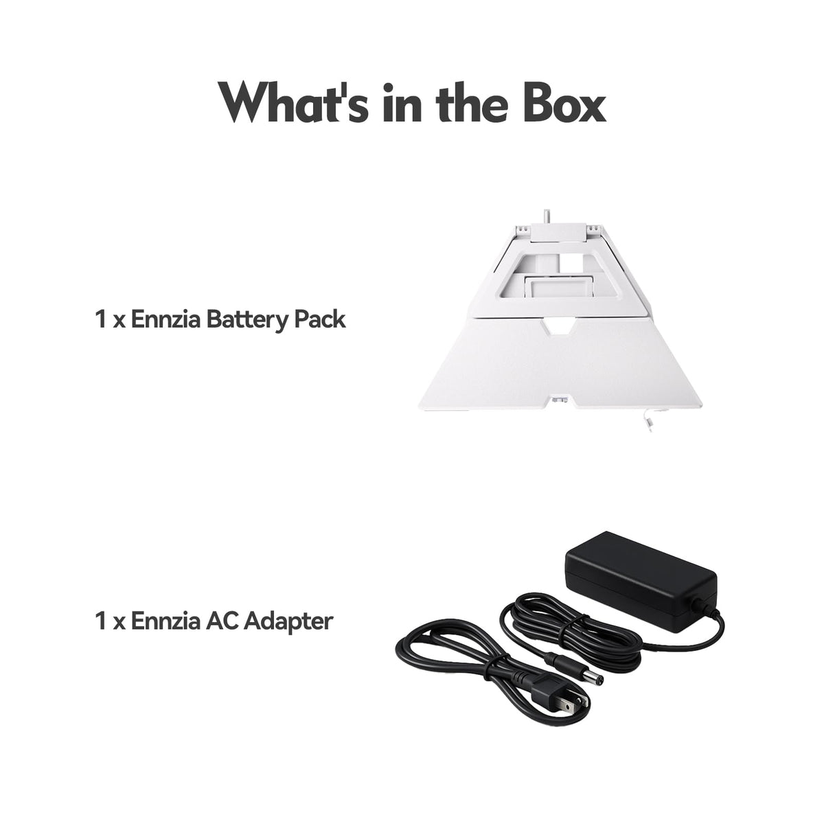 Ennzia E100 Starlink Mini Battery Pack with Charger, 99Wh 27600mAh Capacity, Air Travel Safe, Up to 5 Hours Runtime, IP65 Water-Resistant, Pass-Through Charging Supported