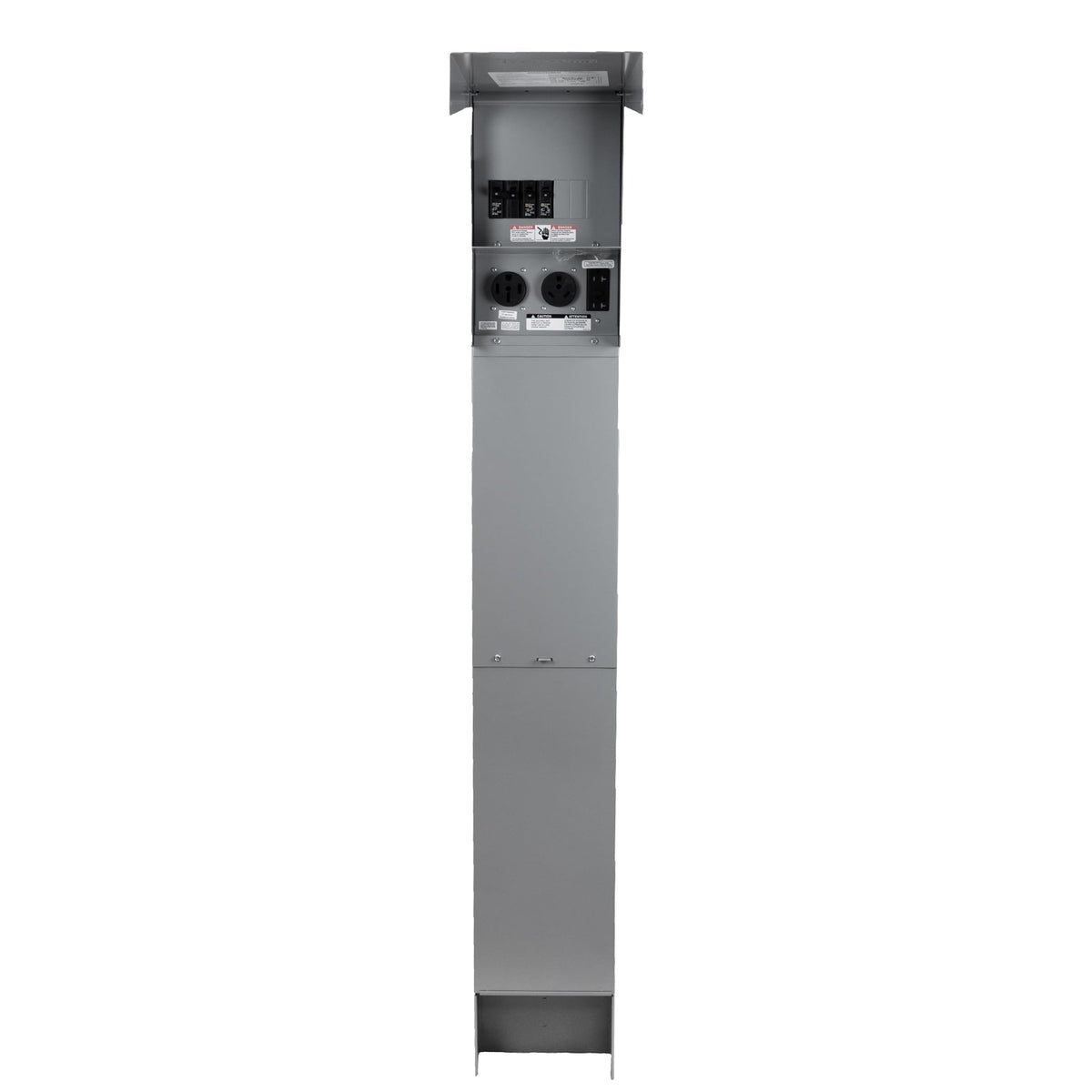 Direct Burial Unmetered Pedestal Mount RV Power Outlet – 50/30/20 Amp Electrical Panel, NEMA 3R Weatherproof Enclosure, ETL Certified, Made in the USA by Jamestown Advanced Products