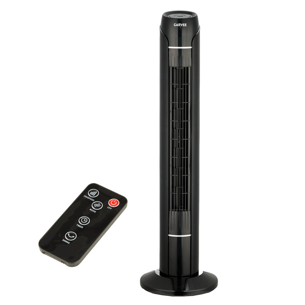 MilleLoom Tower Fan for Bedroom, Upgraded DC Motor | 18ft/s Wind Speed | 56dB Quiet Floor Fan for Bedroom | 60° Oscillating Standing Fan with Remote & Touch Screen | 3 Speeds, 4 Modes
