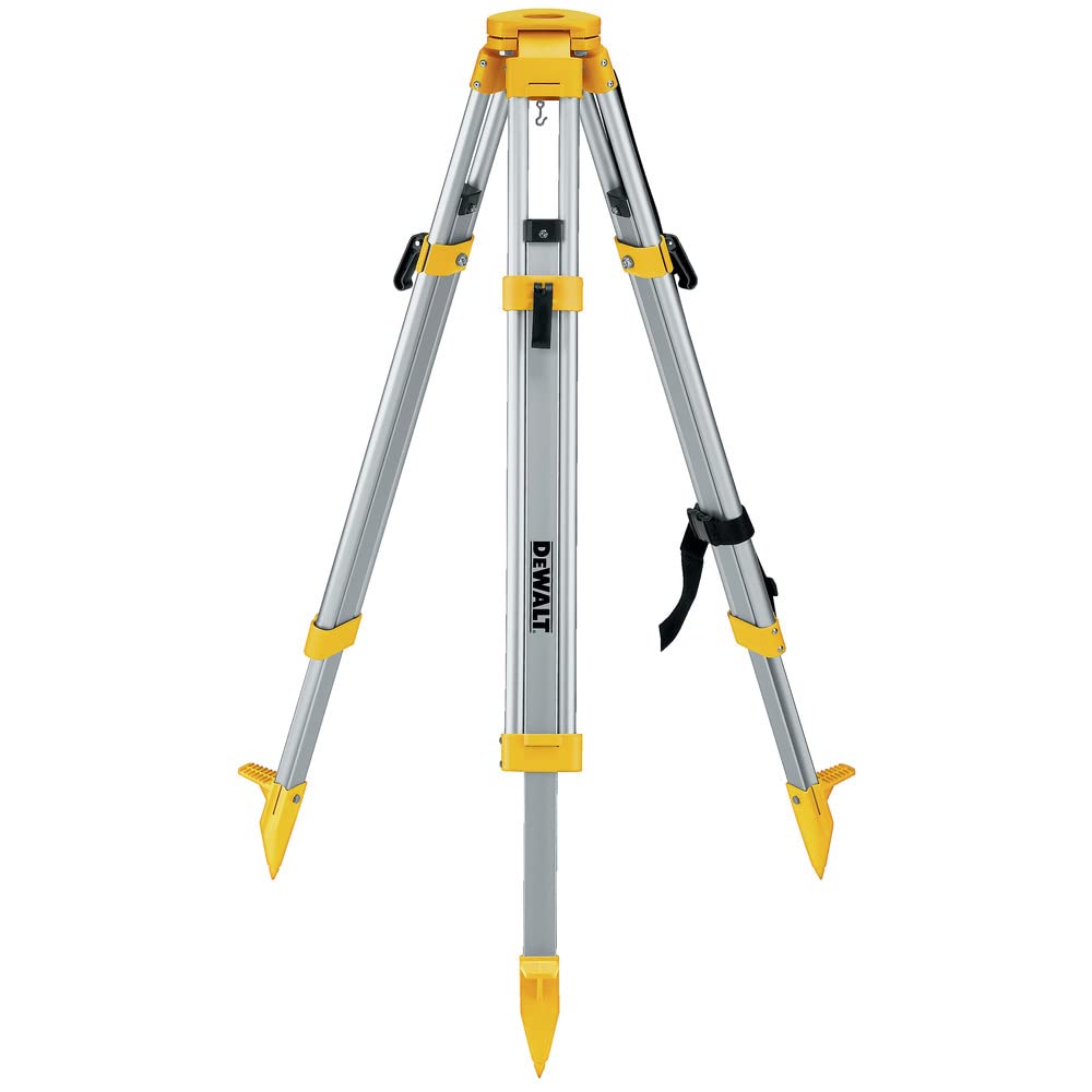 DEWALT Tripod Stand, Heavy Duty, Construction Tripod, Built-In Strap for Easy Transport on Jobsites (DW0737)