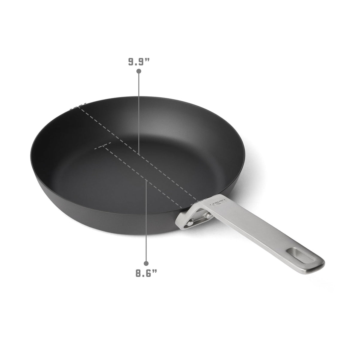 YETI Carbon Steel Skillet 10" - Pre-Seasoned Nonstick, Rust-Resistant, Use on Stovetop, Oven, Grill, or Campfire