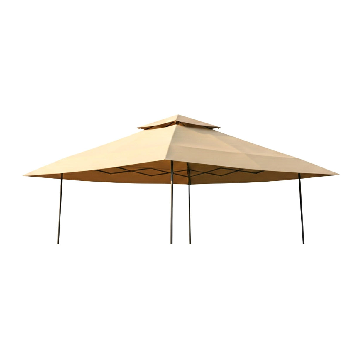 Garden Winds Reinforced Replacement Canopy Top Cover Compatible with The 30822, WMT-1414118B Ozark Trail 14’ X 14’ Pop Up - Classic Sand, Riplock 350