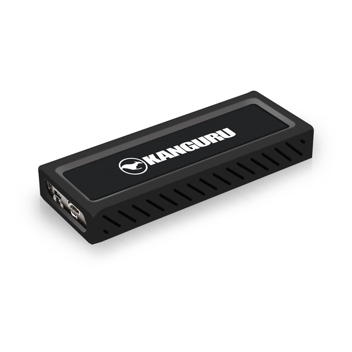 Kanguru UltraLock 1 TB USB-C M.2 NVMe - Portable External Solid State Drive – SuperSpeed+ USB 3.1 Gen 2