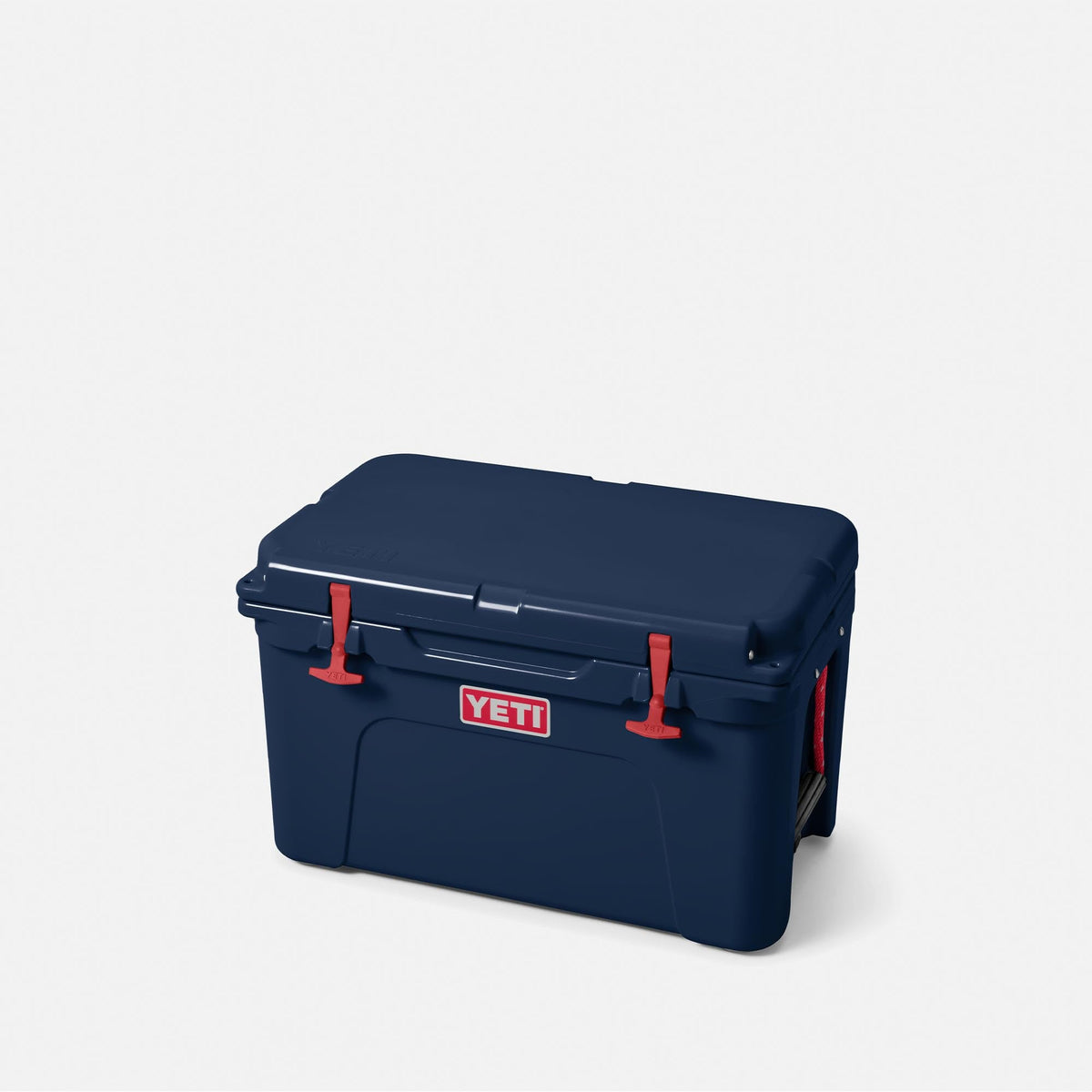 YETI Tundra 45 Cooler, Navy/Rescue Red