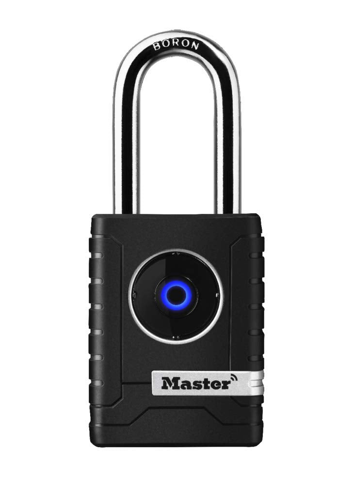 Master Lock Padlock, Outdoor Personal Use Bluetooth Lock, 2-7/32 in. Wide, 4401DLH