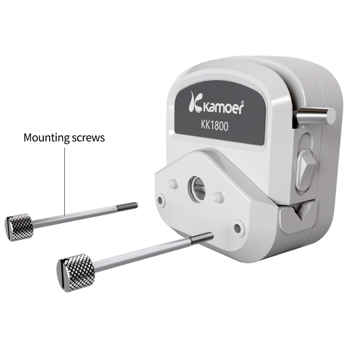 Kamoer UIP V2 Intelligent 0.1~1500ml/min high Flow peristaltic Pump with high-Precision Closed-Loop Stepper Motor 100V~240VAC dosing Pump Foot Switch (Double Head)