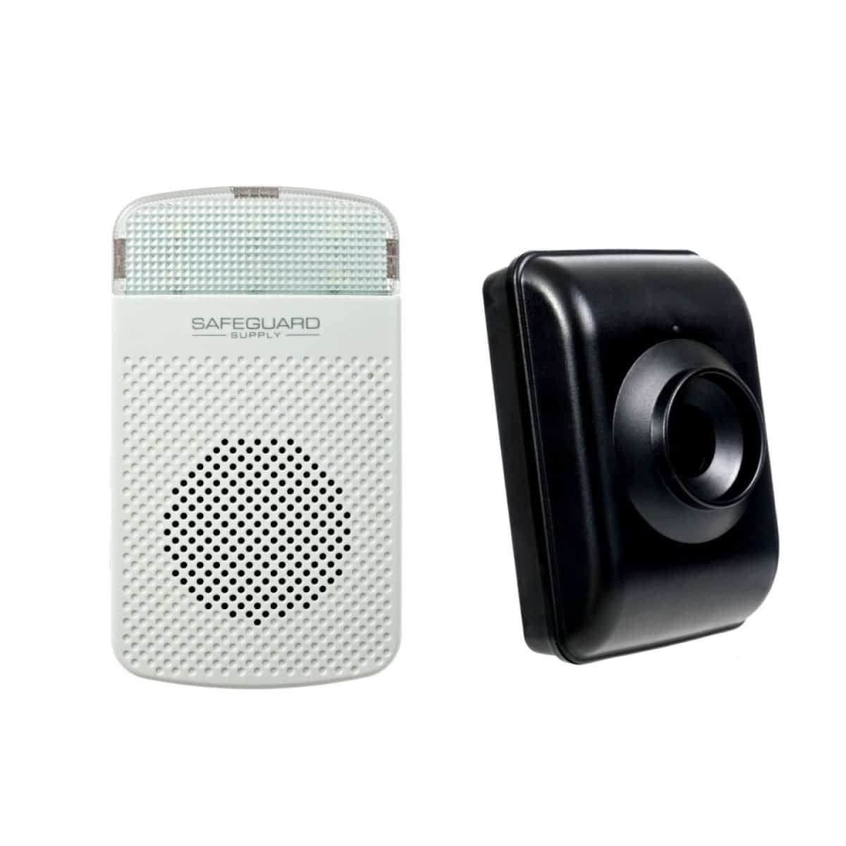 Safeguard Supply ERA-Driveway-Alarm Wireless Driveway Alert System - 4000 ft Long Range Outdoor Motion Sensor - Hearing Impaired Plug-in Receiver Features On/Off Bright Flashing Strobe Light