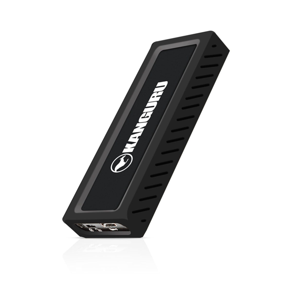 Kanguru UltraLock 1 TB USB-C M.2 NVMe - Portable External Solid State Drive – SuperSpeed+ USB 3.1 Gen 2