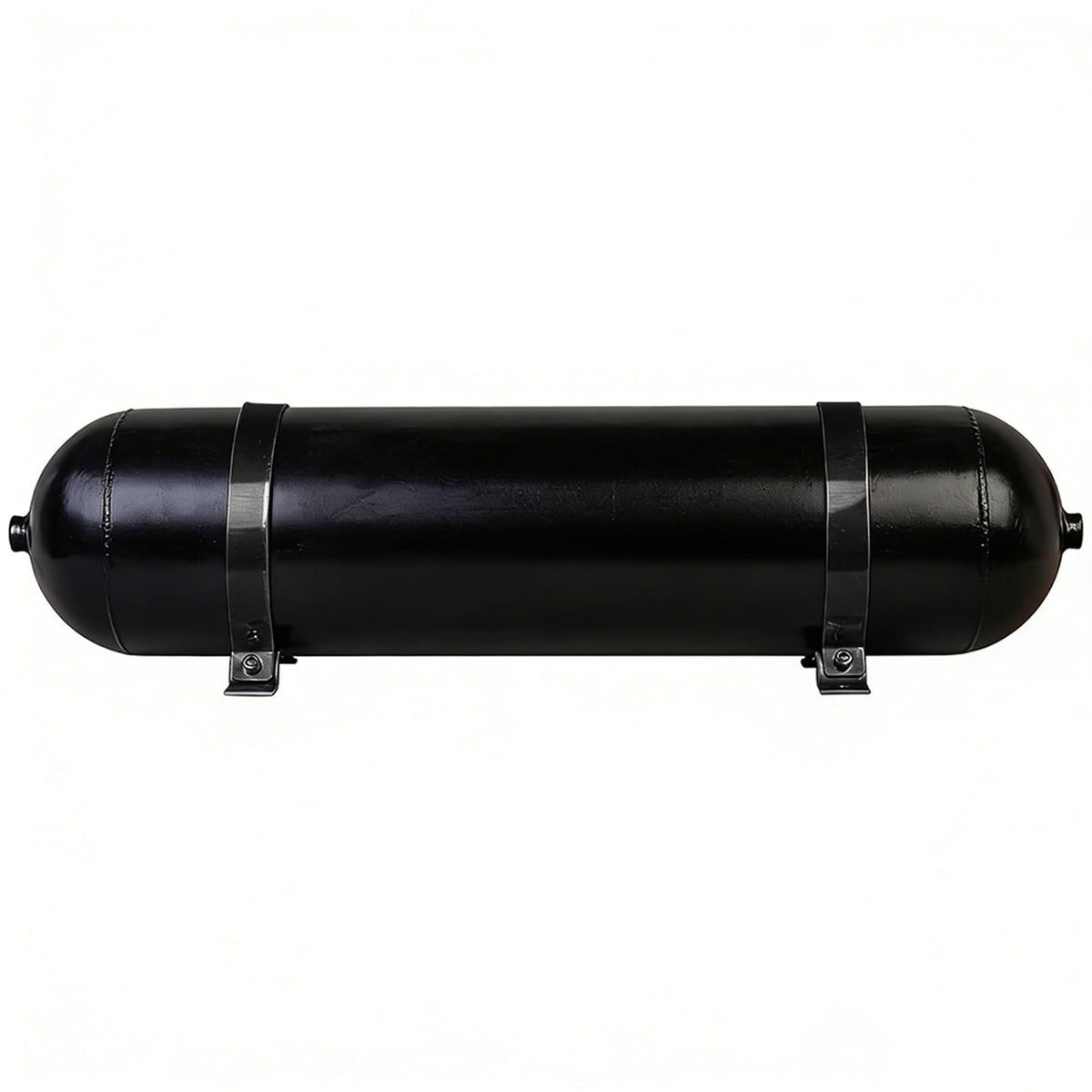 ZHSYMX Air 4.2 Gallon (18 Liter) 6 Ports Seamless Aluminum Air Tank for Air Ride Suspension Car Train Truck Horn Black