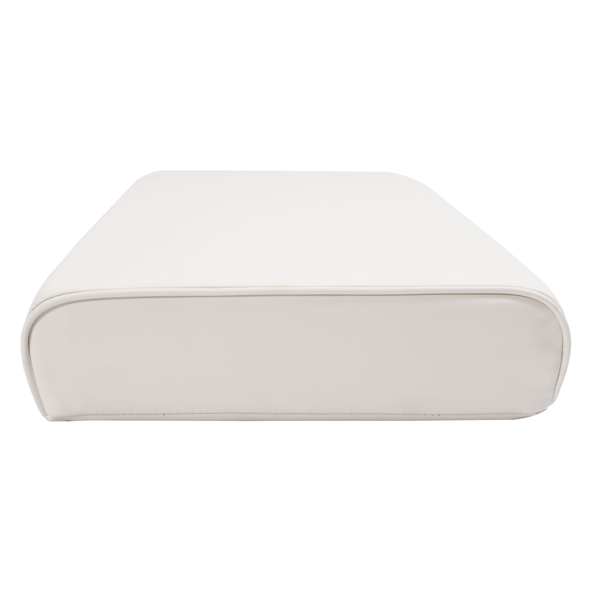 ALMULOO 8WD156-R-S Replacement Seat Bottom Cushion Compatible with 8WD156 Series 70 Quart Swingback Cooler Seat for Fishing, Pontoon Boat, Yacht Universal Pontoon Boat Parts White Plastic