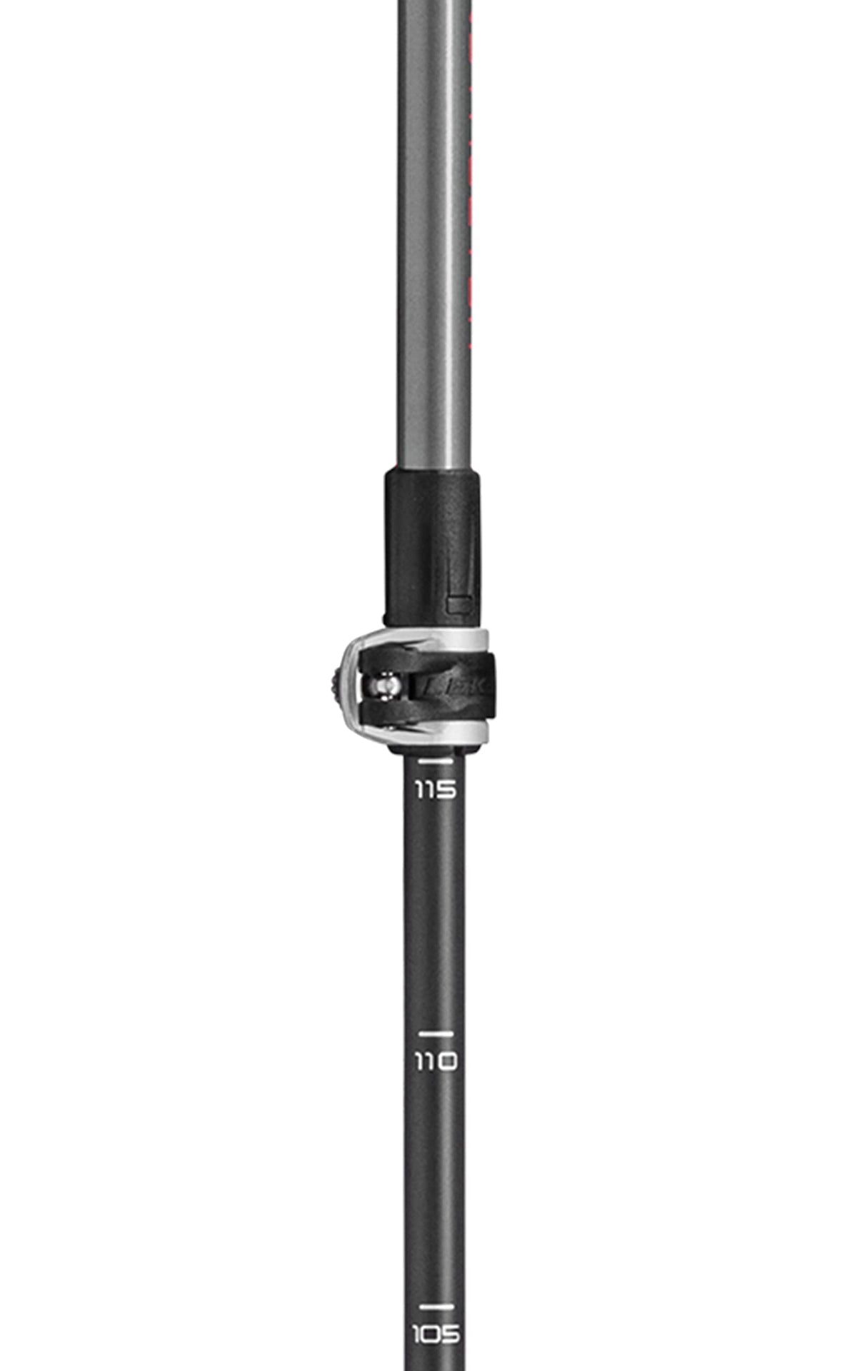 LEKI Instructor Lite Aluminum Adjustable Lightweight Trekking Poles for Hiking & Nordic Walking - Black-Gray-Yellow - 100-125 cm