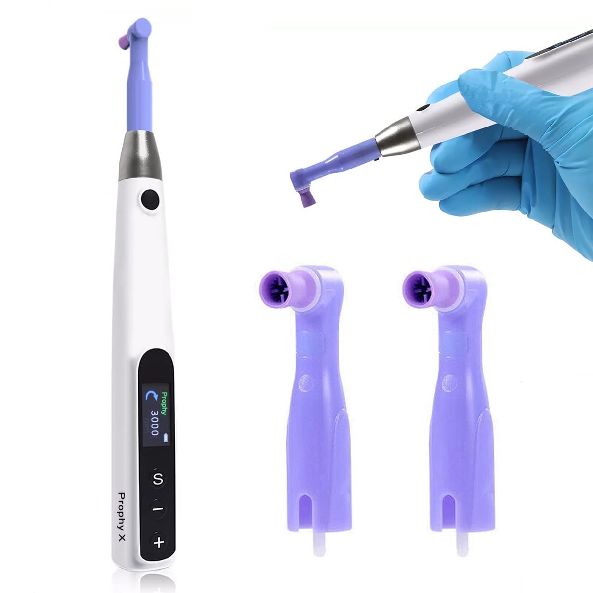 Teeth Cleaning and Bleaching, Dental Tooth Polisher, Tartar Removal, Cordless Hygiene Cleaning Cell Phones,LCD