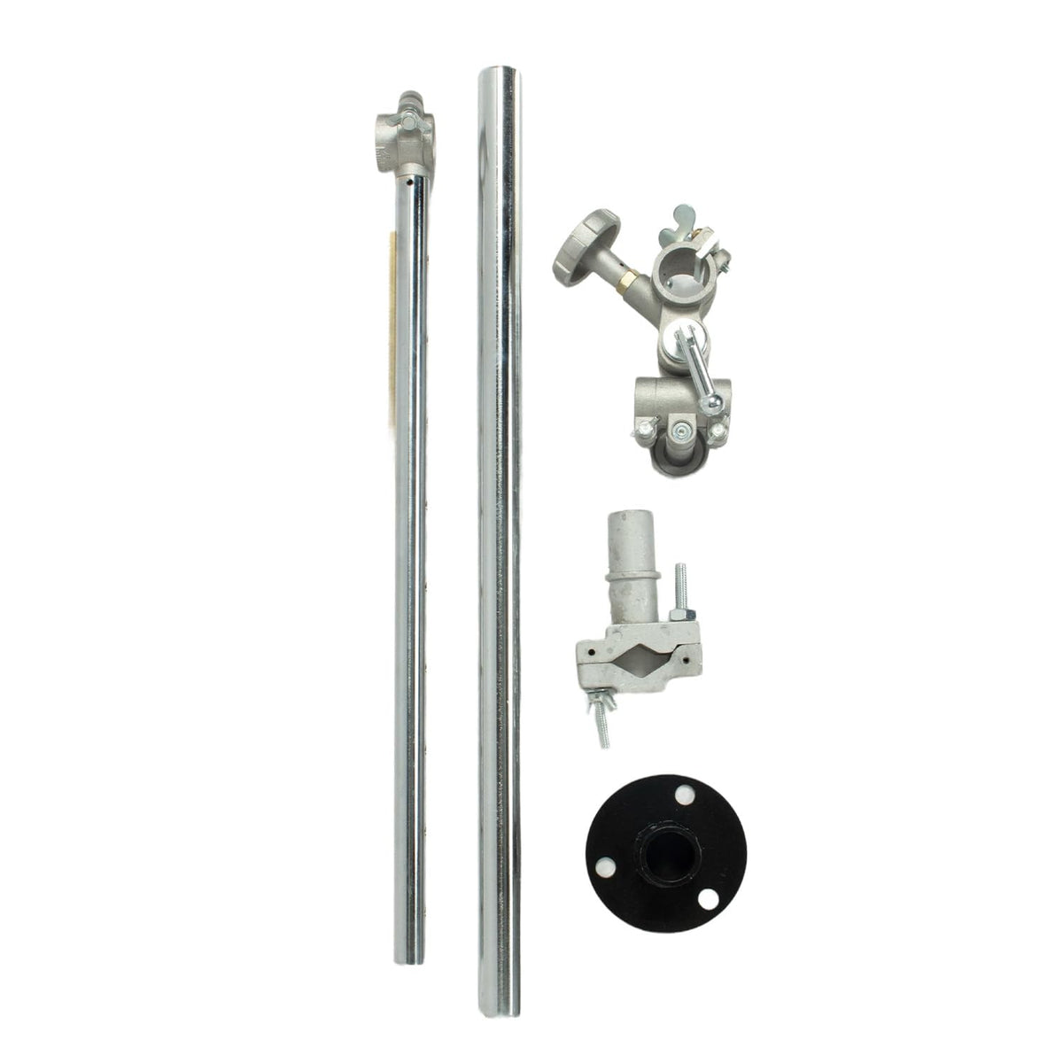 Welding Torch Holder Support Mig Tig Gun Holder WIth V-Clamp Mountings for Gas Torch Cutting Machine, Positioner Turntable, Horizontal Bar 500mm(19.68in), Vertical Bar 600mm(26.6in)