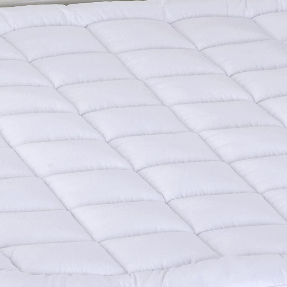 Royal Hotel Bedding Mattress Topper, Full, 2 Inches Hypoallergenic Overfilled Down Alternative Anchor Bands Mattress Topper