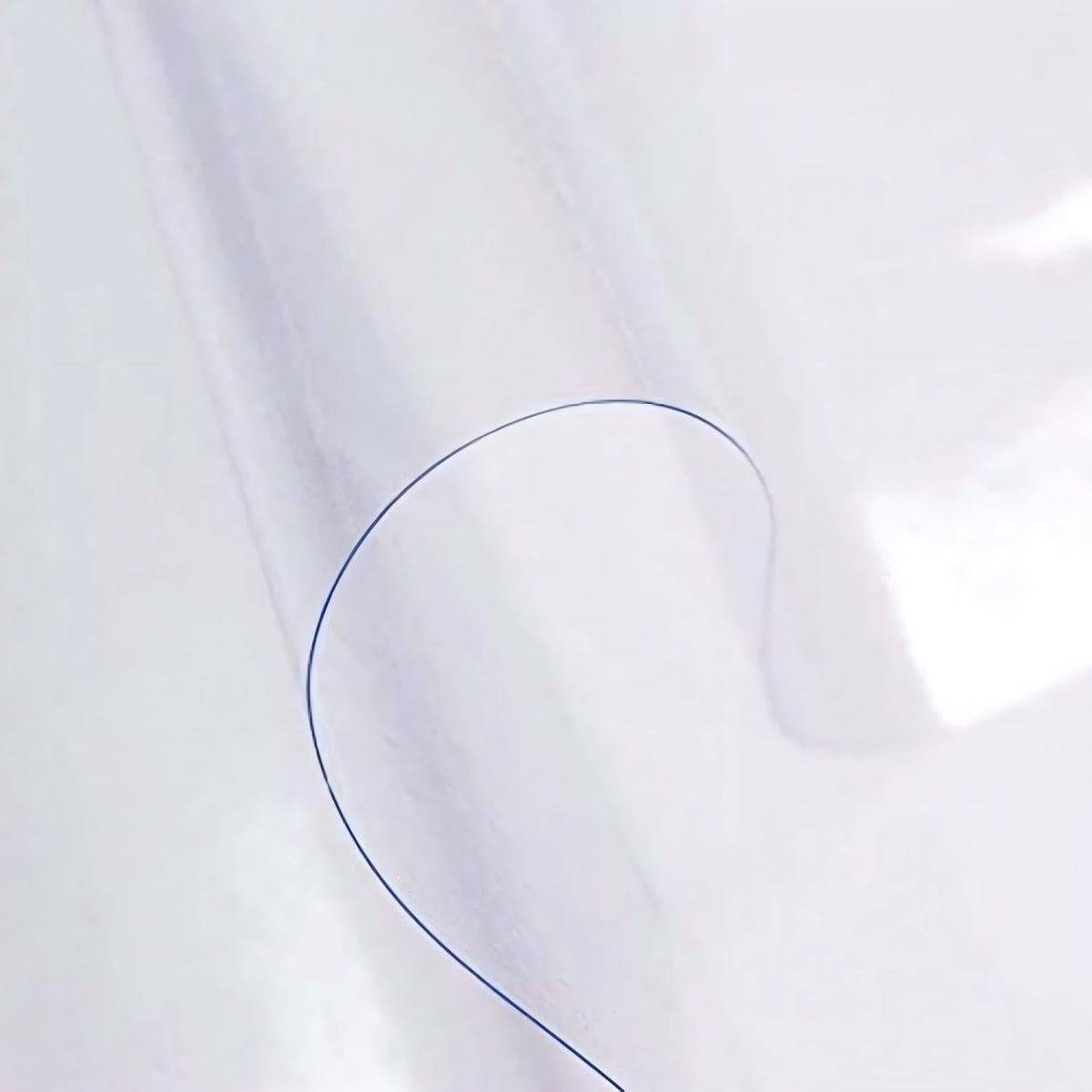 sancua Clear Plastic 100% Waterproof Tablecloth - 54 x 78 Inch - Vinyl PVC Rectangle Table Cloth Protector Oil Spill Proof Wipe Clean Table Cover for Dining Tables, Parties & Camping, Crystal Clear