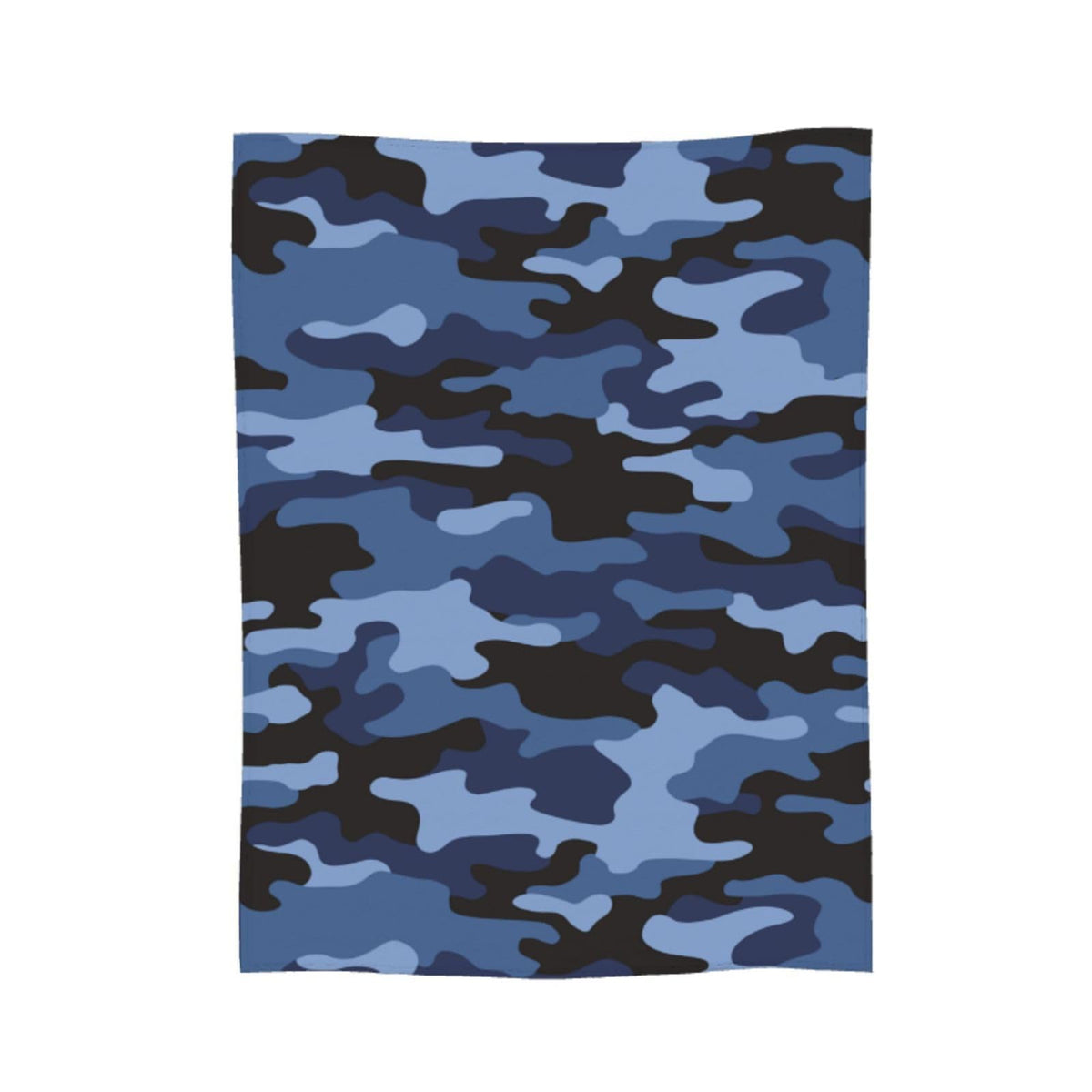 Perinsto Camouflage Blue Throw Blanket Ultra Soft Warm All Season Military Camo Decorative Fleece Blankets for Bed Chair Car Sofa Couch Bedroom 60"X50"