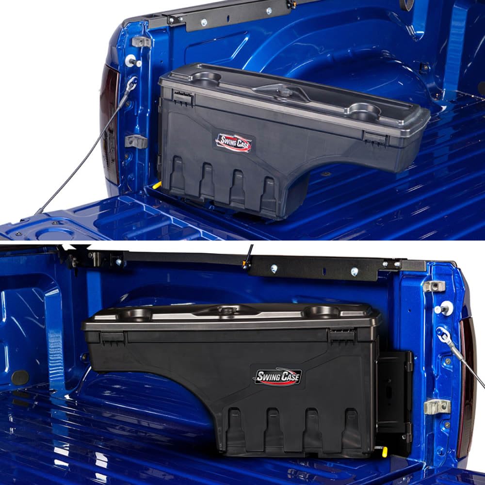 RealTruck UnderCover SwingCase Truck Bed Storage Box | SC100P | Fits 2007 - 2019 Chevy/GMC Silverado/Sierra 2500/3500HD Passenger Side
