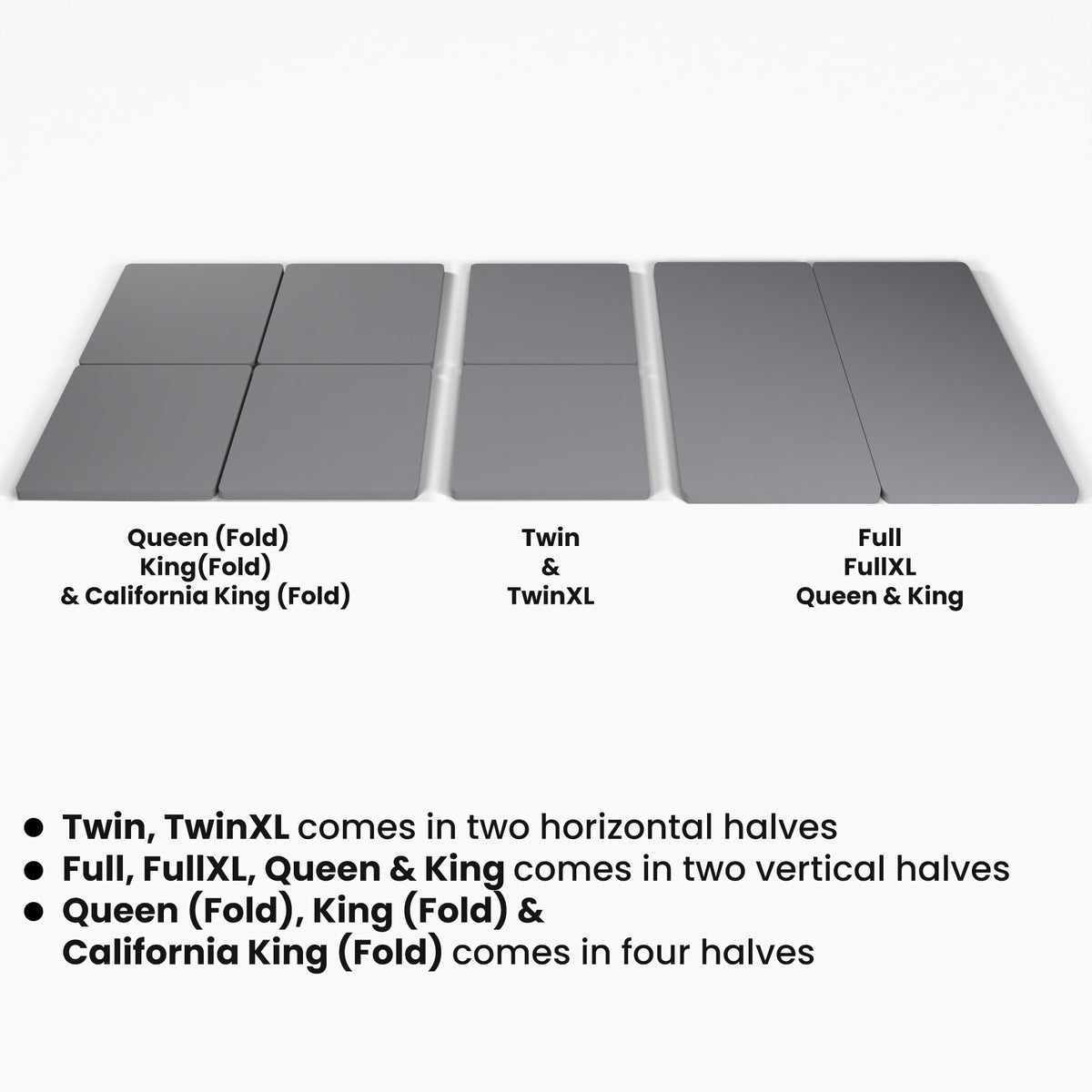 Zayton, 1.5" Split Wood Bunkie Board Twin Size Bed - 2-Piece Under Mattress Support Board, Fully Assembled, Fabric Ventilation Cover - Replaces Wooden Slats or Box Spring for Bed Frames