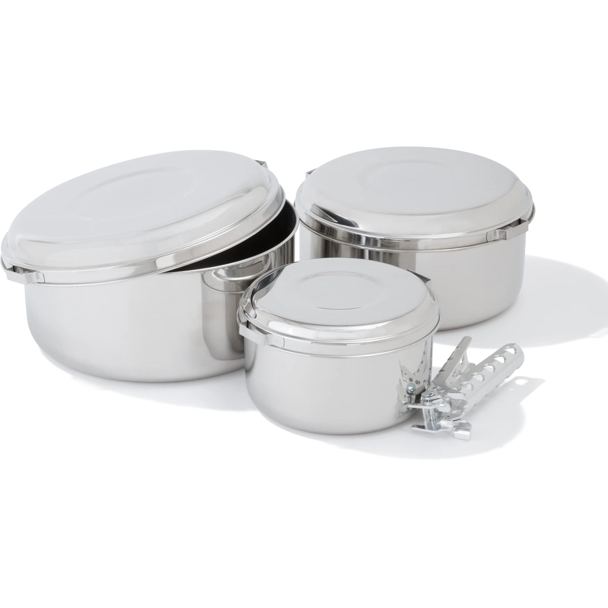 MSR Alpine 4 Stainless Steel Camping Pot Set