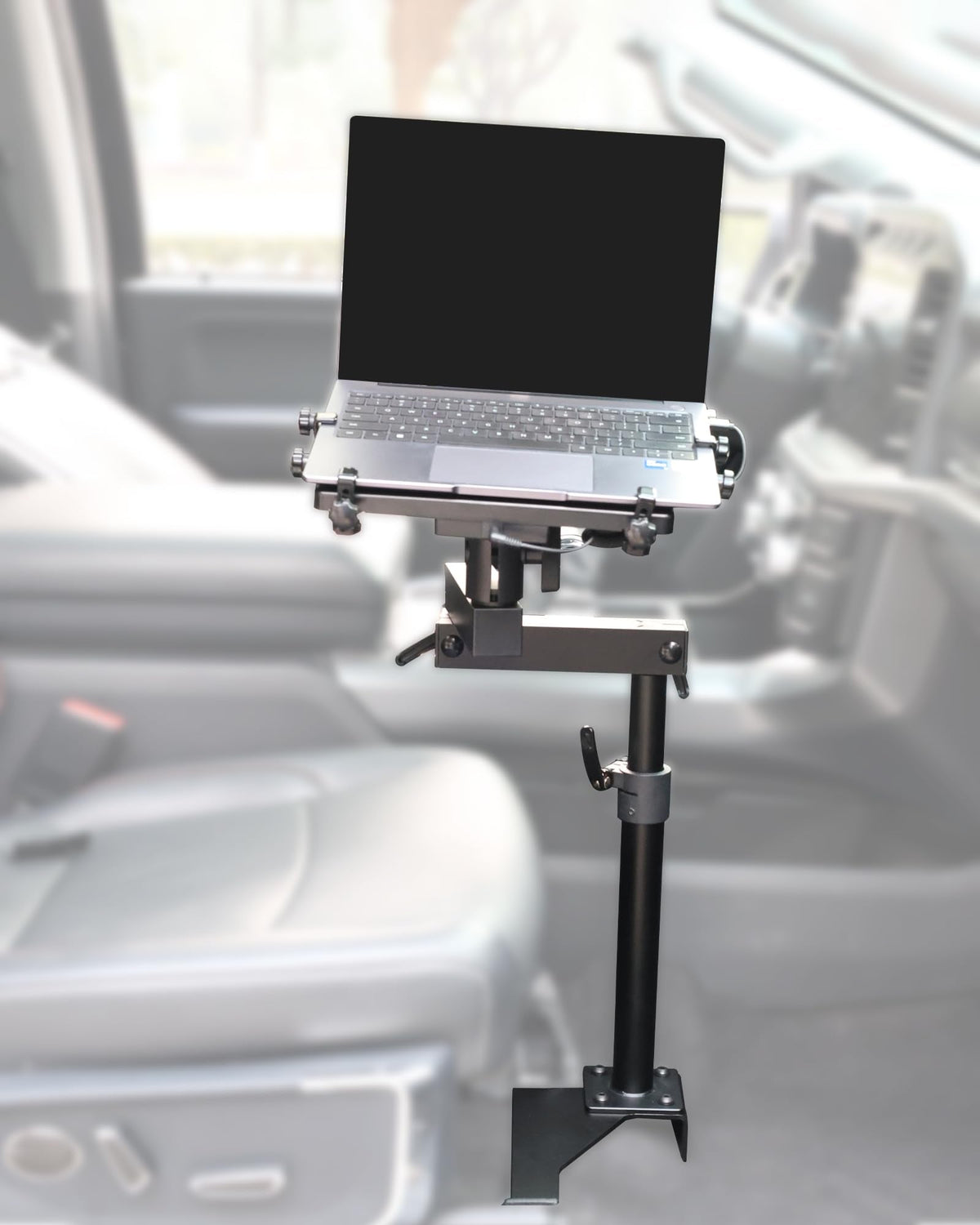 SPIRRELAB Truck Laptop Mount Fit for Ford F150, F350, F250, F550, No-Drilling Truck Computer Mount Holder for Laptop up to 17"