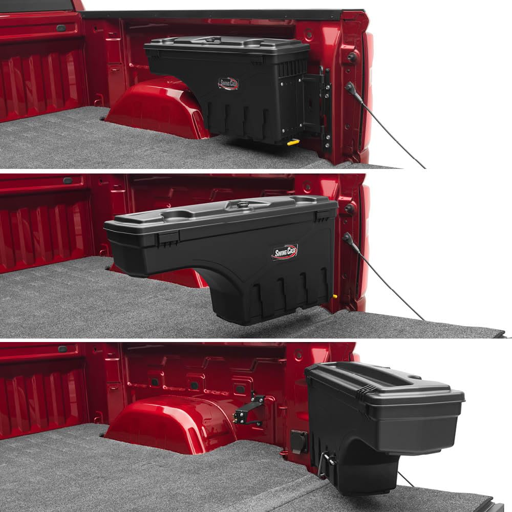 RealTruck UnderCover SwingCase Truck Bed Storage Box | SC302P | Fits 2019 - 2025 Dodge Ram 1500/2500 Passenger Side (New Body Style)