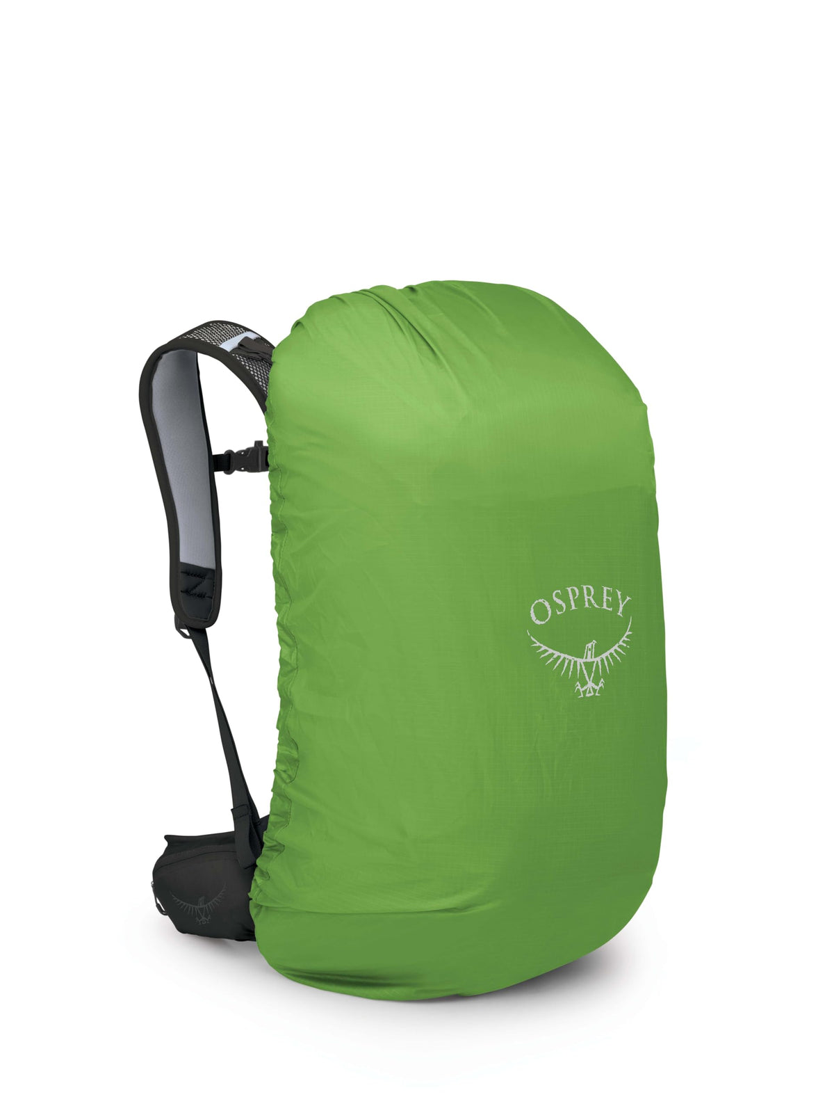 Osprey Hikelite 32L Lightweight Hiking Backpack - Durable Travel Daypack with Rain Cover for Men and Women, Black, M/L