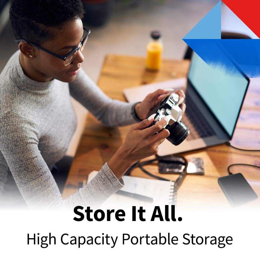 Toshiba Canvio Advance 2TB Portable External Hard Drive USB 3.0, White - HDTCA20XW3AA