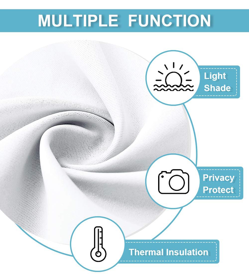 Brown Maple Leaves Blackout Curtains 2 Panels, Simple Plant Texture 3D Print Drapes with Top Grommet for Sliding Glass Door Bedroom Living Room Boy Girl Bedroom Balcony(52" W x 63 "L)