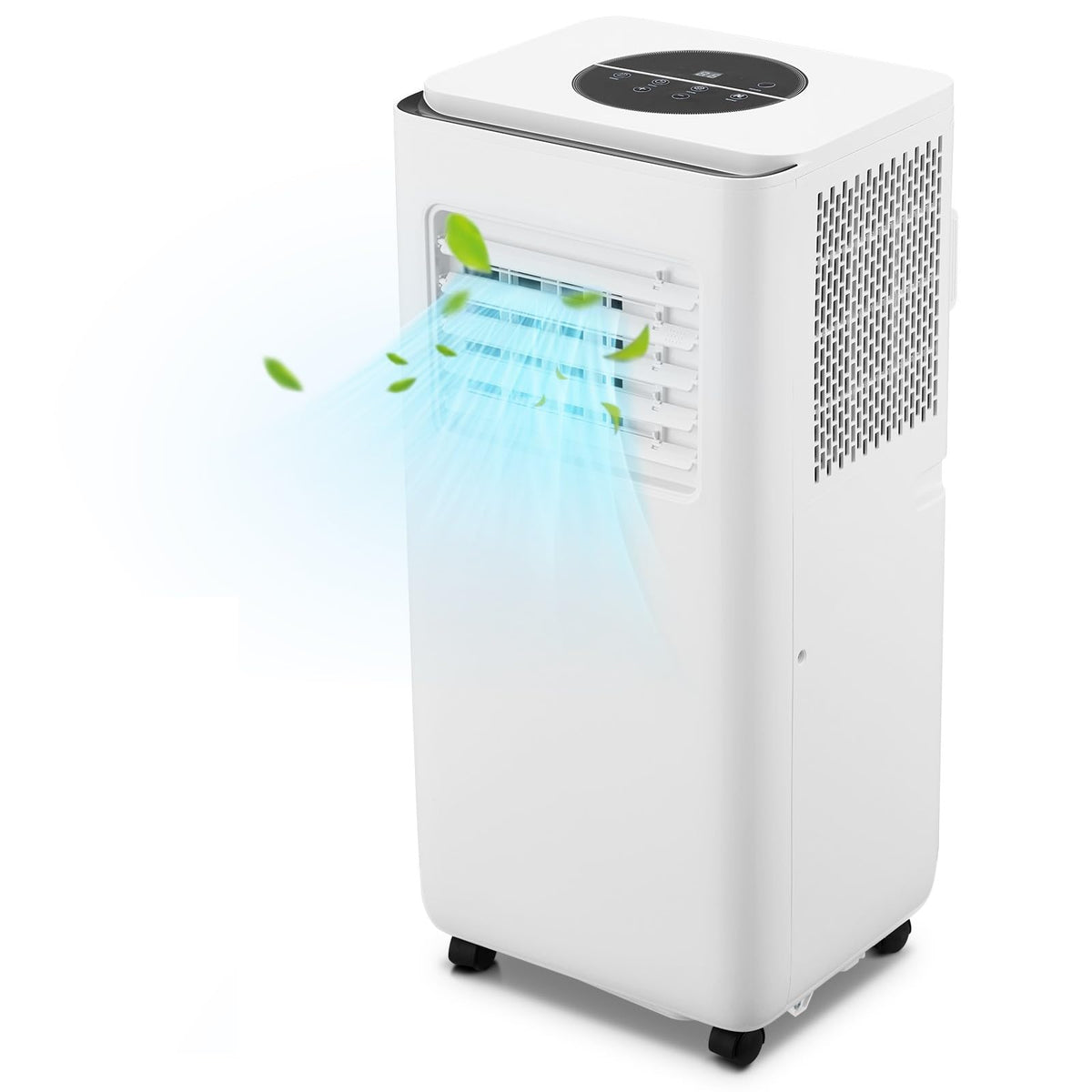 10000 BTU Portable Air Conditioners with Remote Control, 3 in-1 Free Standing Cooling AC Unit with Dehumidifier Fan Function, Cools Room up 450 Sq. Ft, Auto Swing, Sleep Mode, 24H Timer