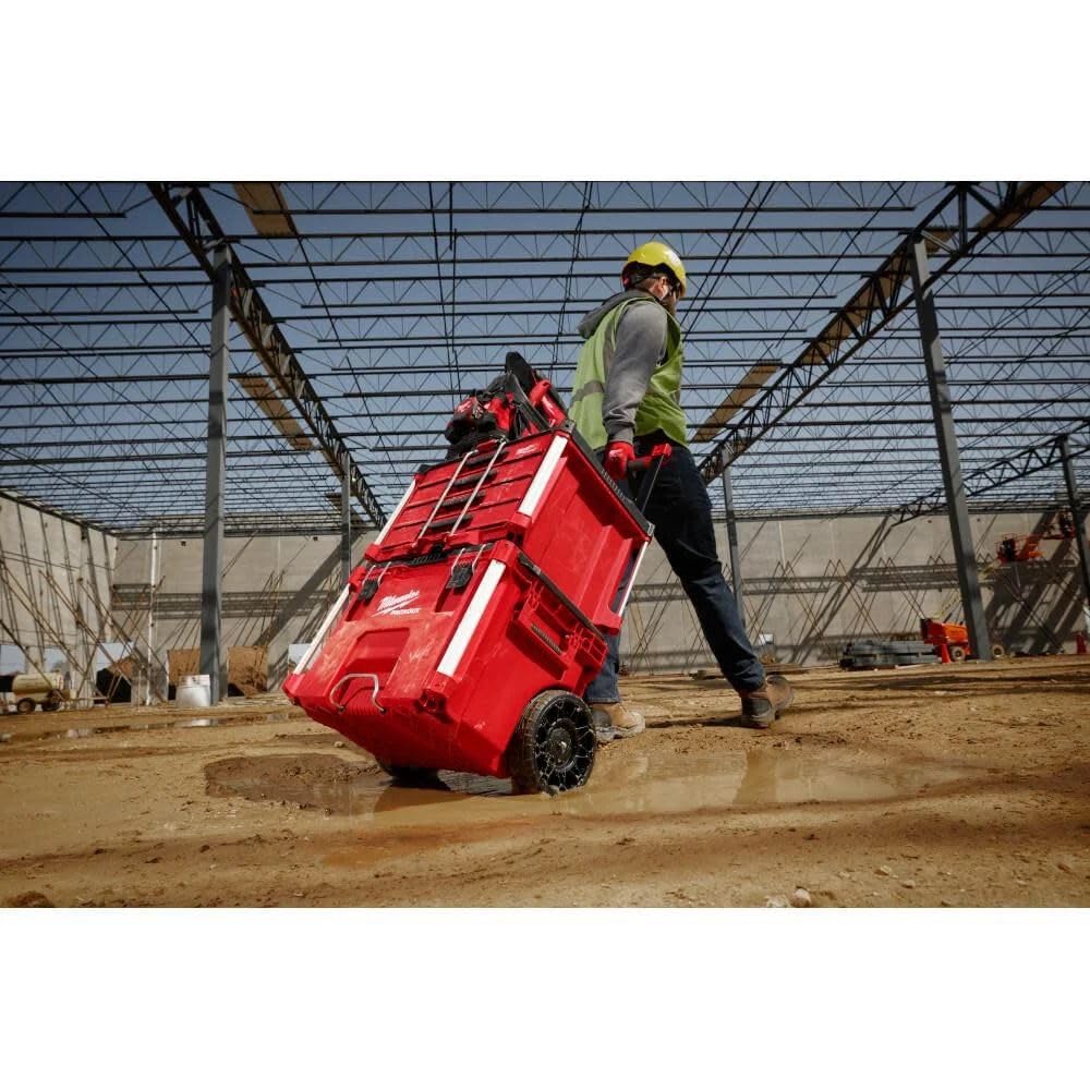 Milwaukee Electric - PACKOUT 10 Compact Portable Tool Box with ADJUSTA