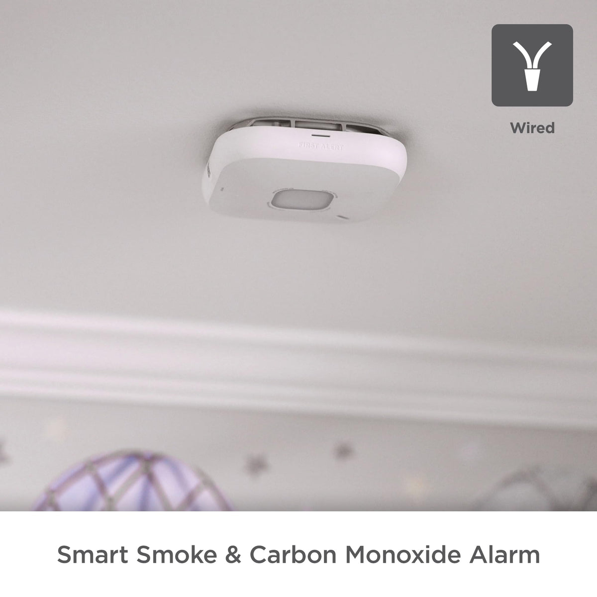 First Alert SC5 Hardwire Smart Smoke & Carbon Monoxide Alarm, SMCO600NV-AC, 1-Pack