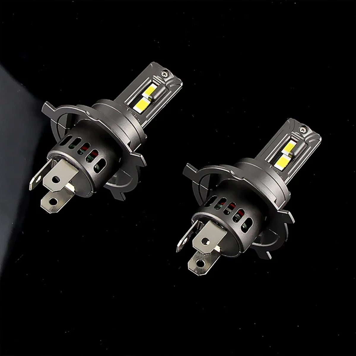 Fit for Can-Am Ryker/Ryker Rally Edition,H4/9003/HB2 Headlight Bulbs,IP68 800% Brightness 12000LM 6500K White, Plug and Play,1:1 Size,Fit for Motorcycle Vehicle ATV,Pack of 2