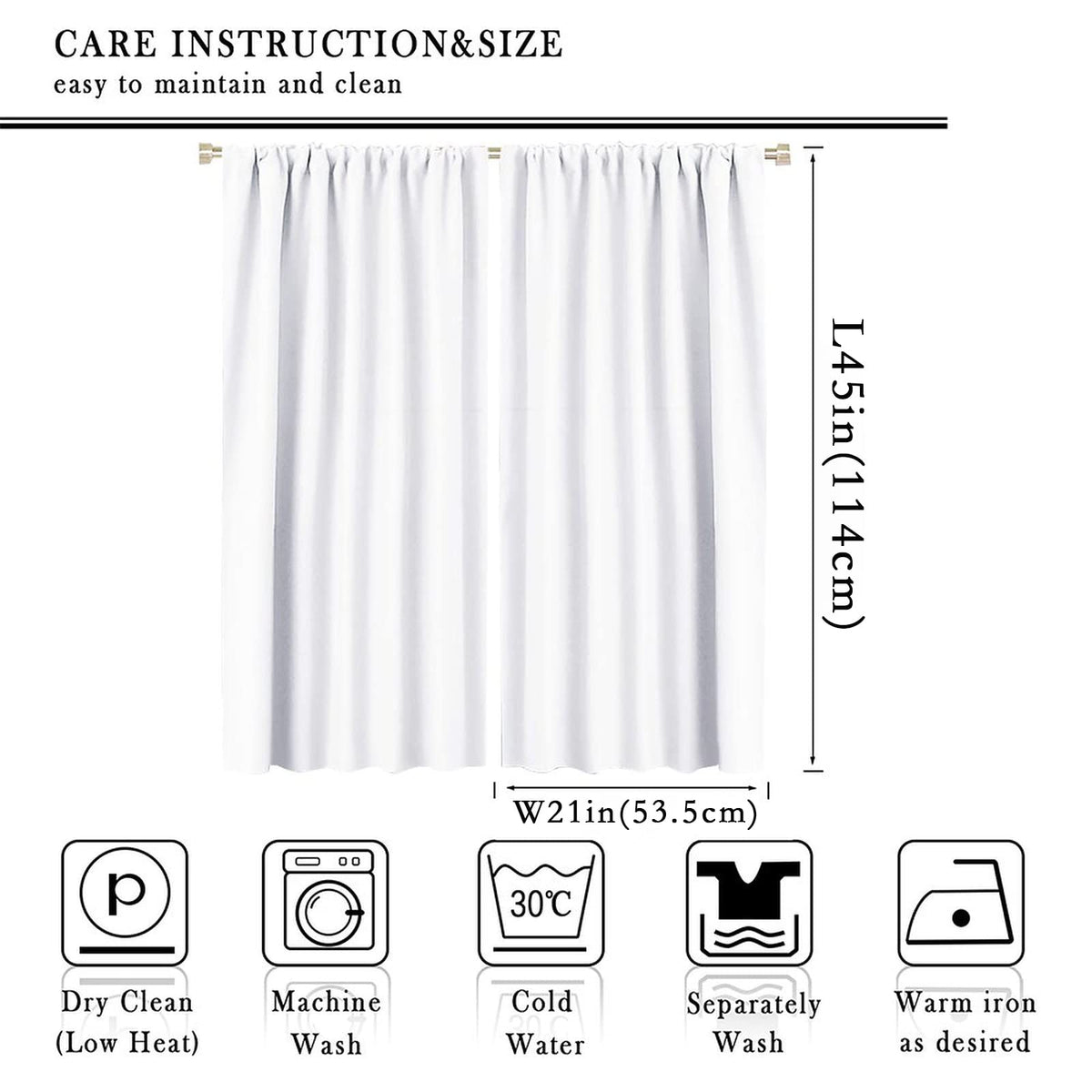 HZOHNAGO Music Curtains Colorful Shadow Music Notes Pattern Blackout Print Rod Pocket Window Drapes for Bedroom Living Room 42x45in