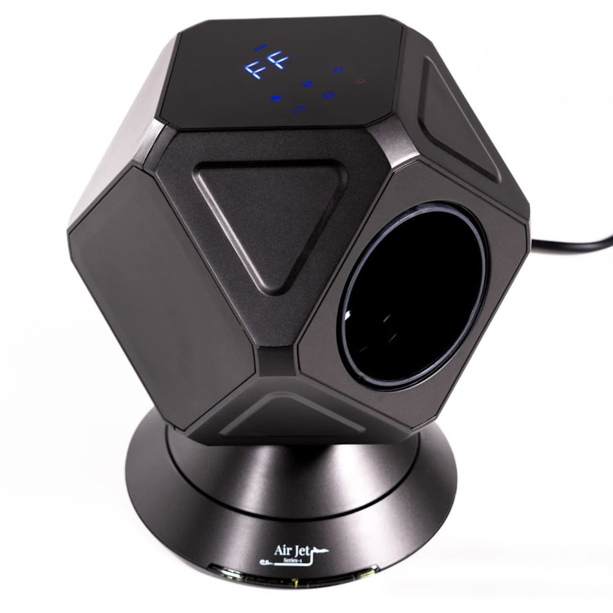 Norviera Air Jet Series-1 Cooling Fan with Heater – 10-Speed Powerful Fan for Summer, Built-in Heat for Year-Round Use | 5 Modes | Adjustable Thermostat (40–90°F)