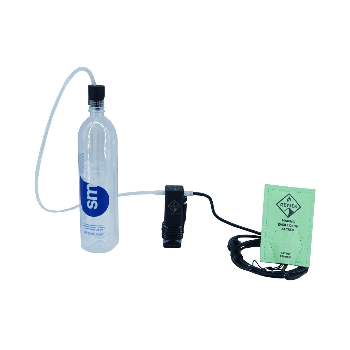 Geyser System Portable Camping Shower & Cleaning Kit for Camping, Backpacking, Overlanding, & Outdoor Recreation - Clean Kit Bundle - Black
