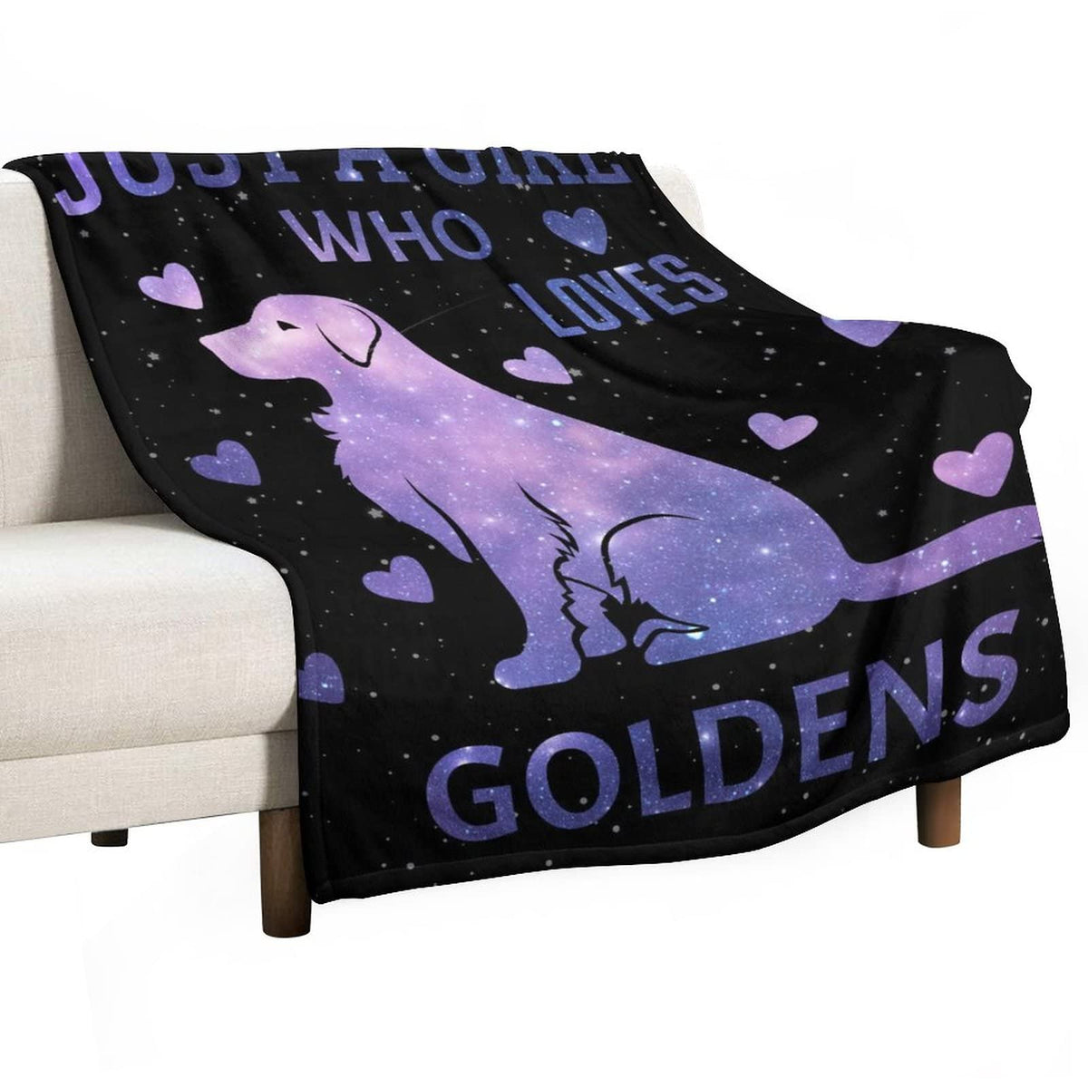 AIOMXZZ Golden Retriever Blanket Gifts, 30"x40" Dog Pattern Flannel Fleece Throw Blanket Soft, Lightweight, Comfortable, Warm Golden Retriever Themed Blanket for Humans Adults Kids