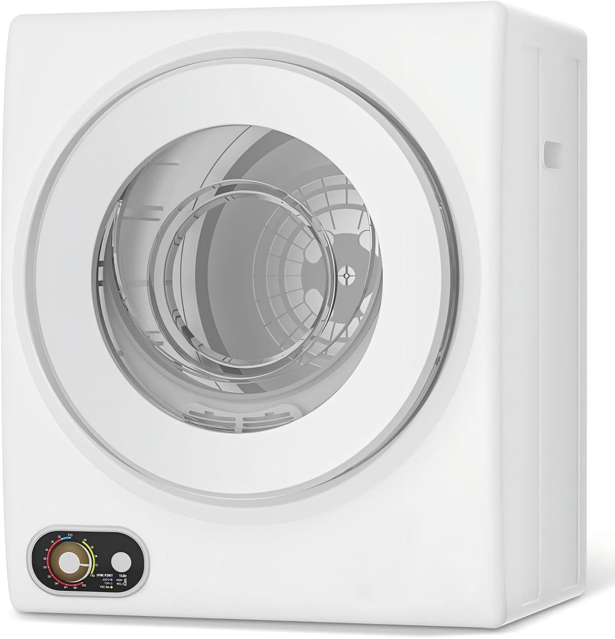 SUSTAINOVA Portable Dryer 1.5 cu. ft., 850W Powerful Clothes Dryer Compact Electric Dryer with Stainless Steel Tub, Electric Machine for Small Space, Apartments, Hostels, RVs - White