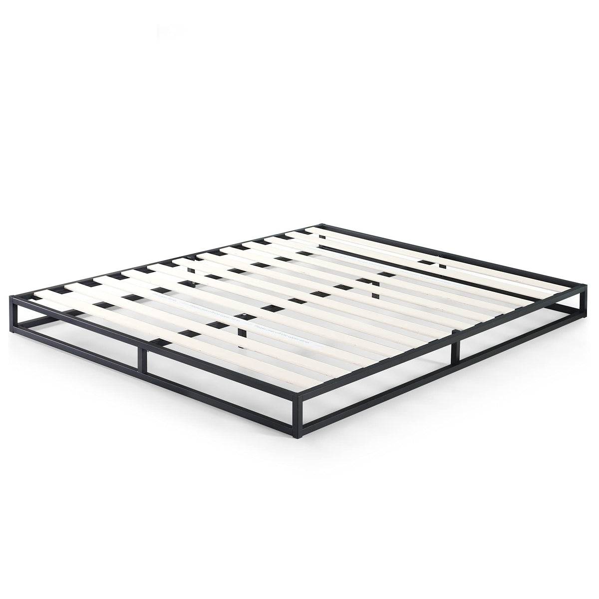 ZINUS Joseph 6 inch Metal Platform Bed Frame, Mattress Foundation, Wood Slat Support, No Box Spring Needed, Sturdy Steel Structure, Queen
