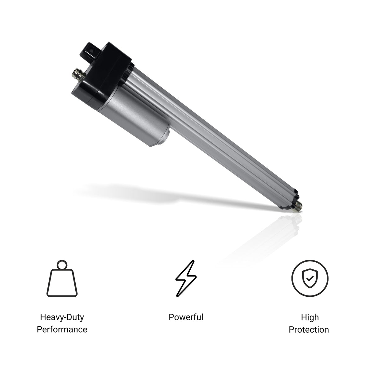 Progressive Automations 24V Feedback Water-Resistant Linear Actuator - 14 inches Stroke, 450 lbs Force, IP66 for Marine, Automotive, Agricultural, Brushed DC Electric Motor, Synchronization Option