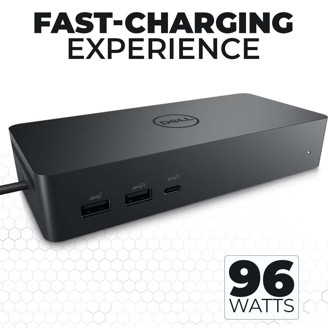Crossery Dell UD22 Docking Station Bundle - Includes Dell Universal Dock UD22, HDMI & Ethernet Cable, 130W Power Adapter - USB-C Laptop Docking Station - Efficient Connectivity Solution (Renewed)