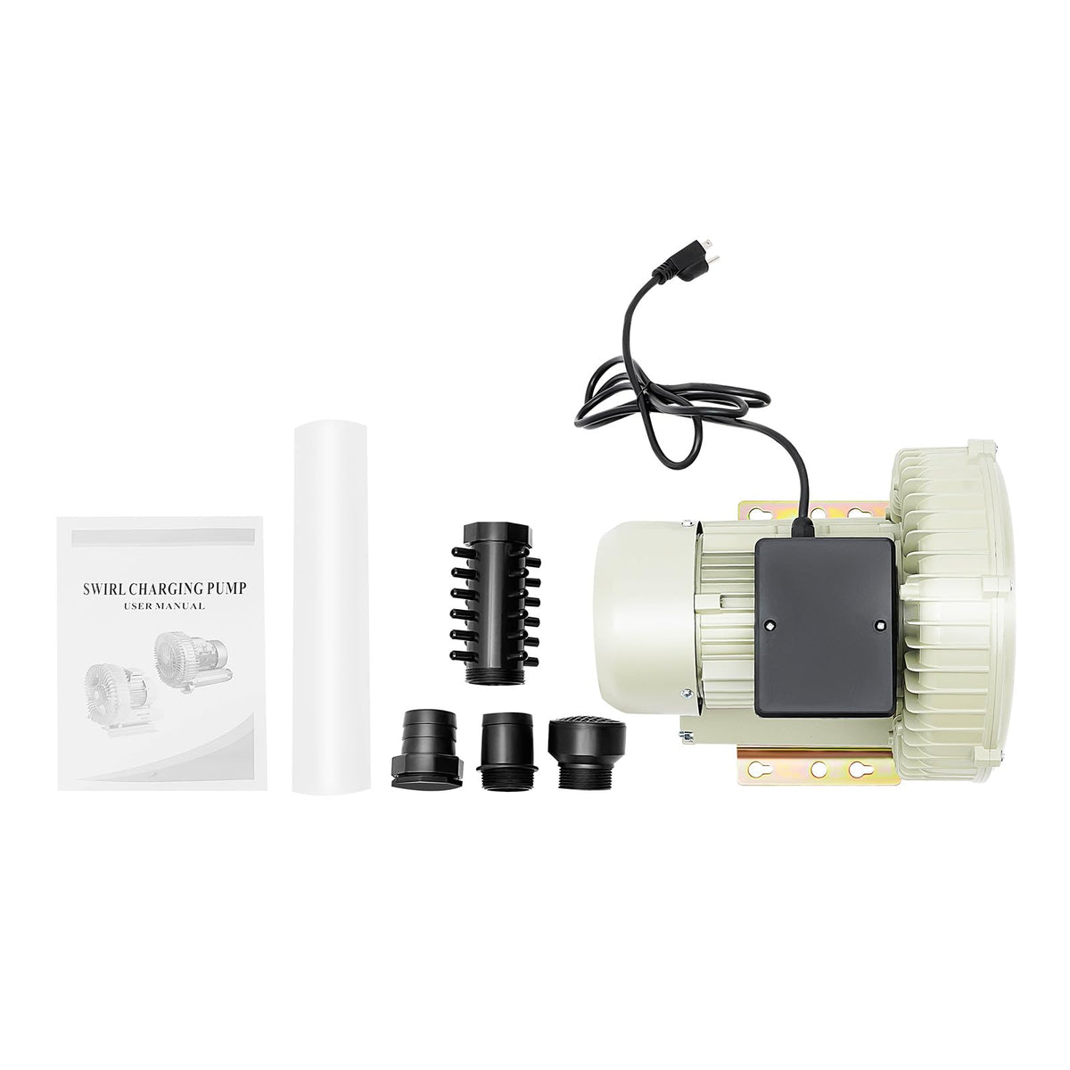 GUEYYSAN Aquaculture Vortex Air Blower, 370W Fish Air Pump Seafood Air Supply Machine for Fresh Food Market Aquarium Fish Ponds Field