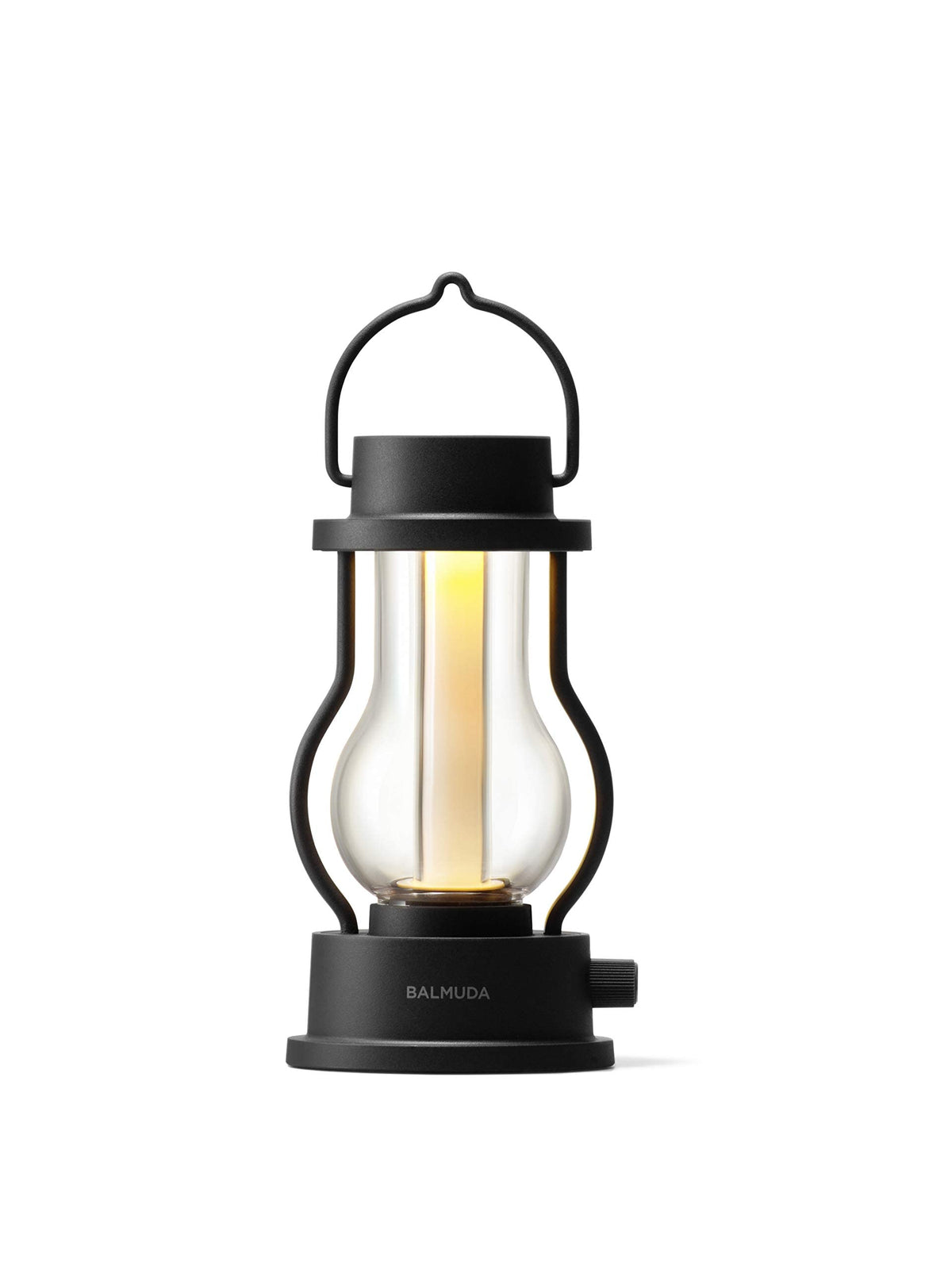 BALMUDA The Lantern | Rechargeable LED Lantern | 3 Light Modes: Candle, Amber, & Warm White | Battery Operated | Lightweight | Water-Resistant | US Version | Black