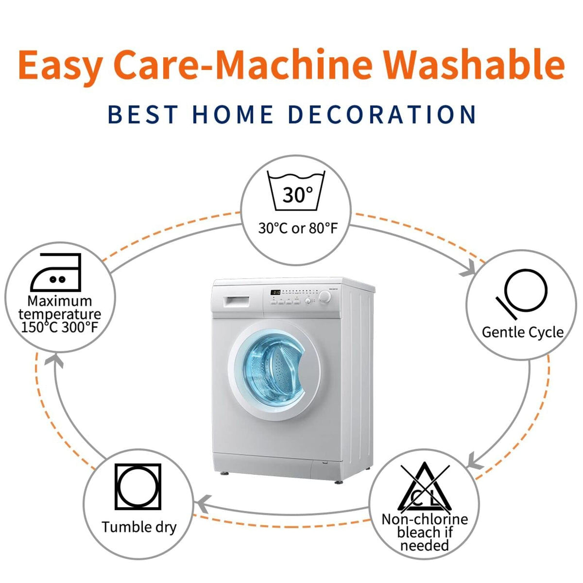 bassyil Mid Century Retro Drop Throw Pillow Covers Decorative Linen Pillow Cases Set of 2 Square Cushion Cover for Couch Sofa Bedroom Patio 18x18 Inch