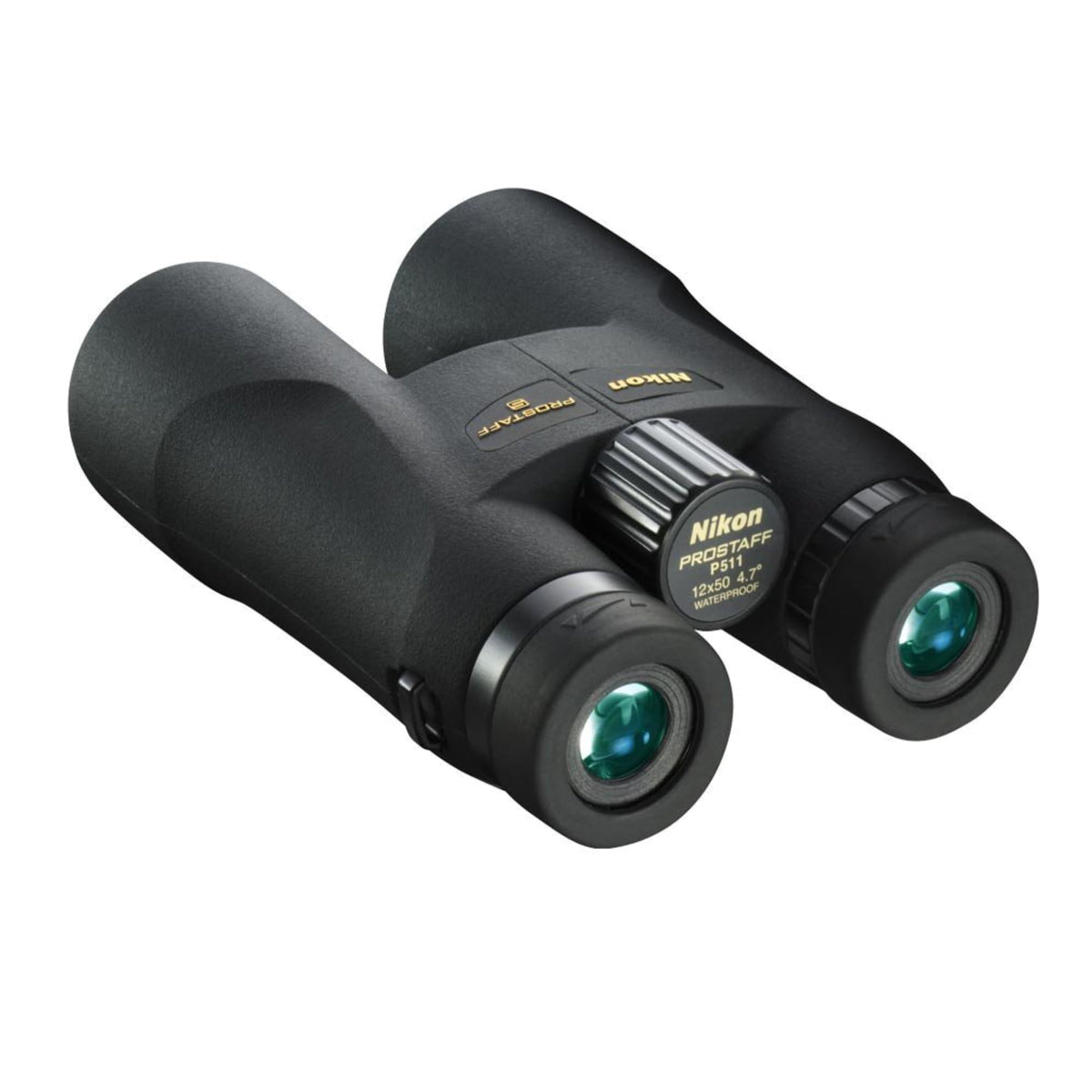 Nikon PROSTAFF 5 12x50 (7573) Black Binoculars Bundle with Lens Pen and Cleaning Cloth, Compact Binoculars for Adults for Hunting, Bird Watching, and Hiking Essentials, Zoom, Travel
