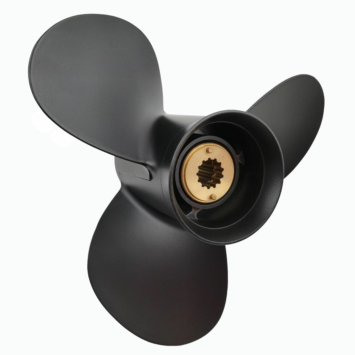 MARKGOO Propeller 10.5X13 Pitch RH 13 Spline Tooth with Hub Kit for Mercury Mariner Outboard 25 30 35 40 45 50 55 60 70 HP HP Boat Motor Engine Parts Aluminum Prop fits 3.25 Gearcase 48-816704A45