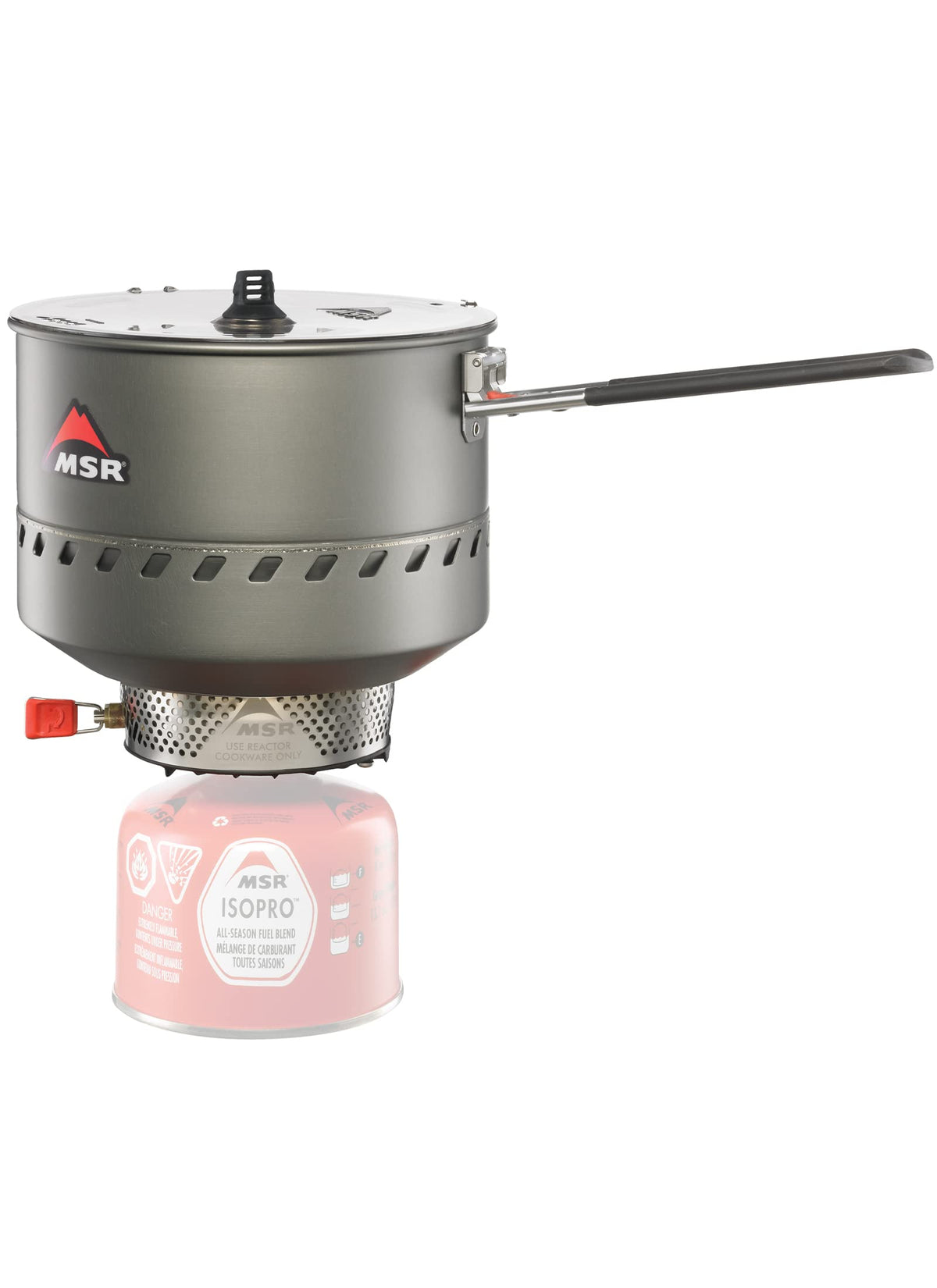 MSR Reactor Windproof Camping and Backpacking Stove System, 2.5L, 2024 Version