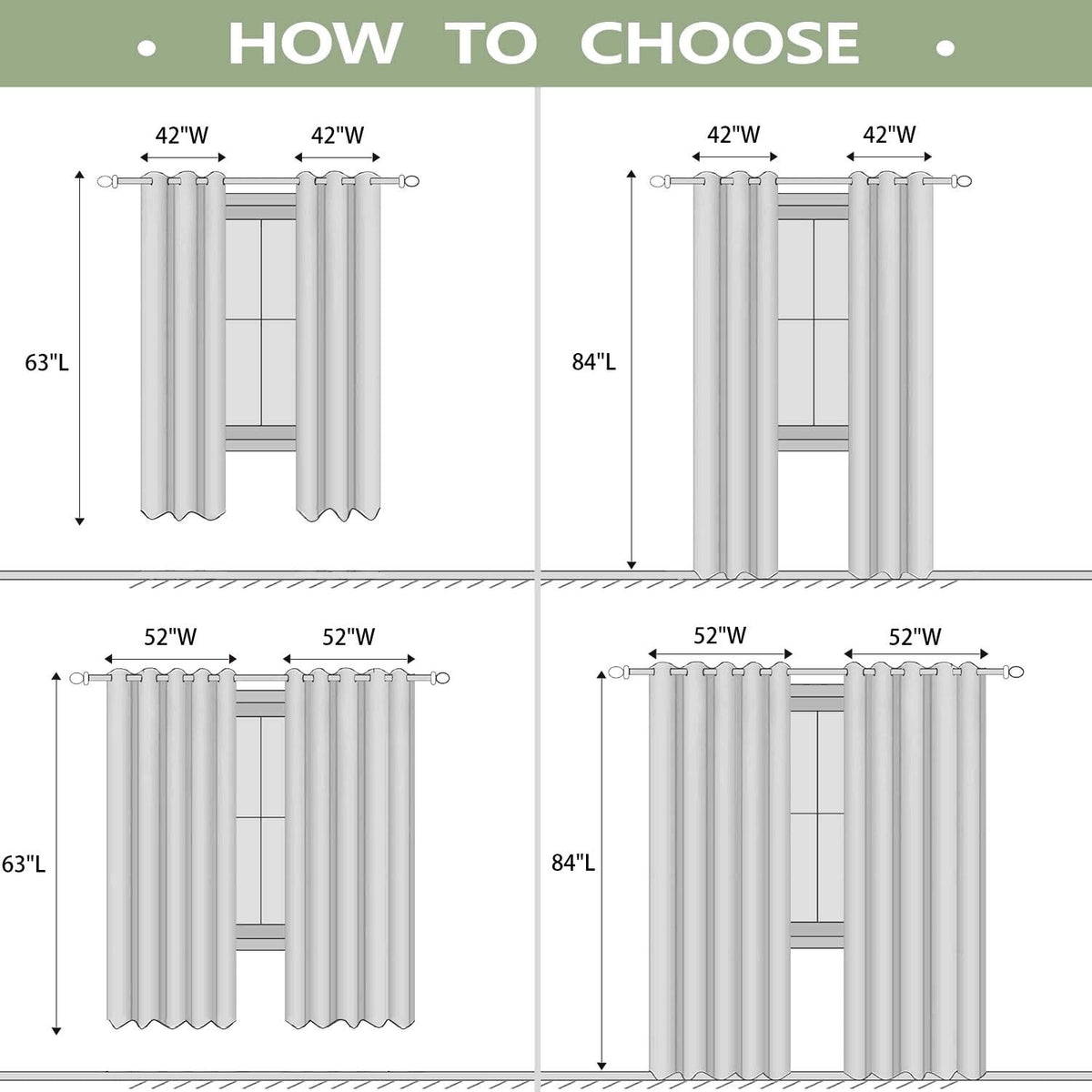 LUVIVIHOME Rustic Cabin Blackout Curtains, Deer Moose Black Bear Curtains for Bedroom, Forest Animal Wildlife Mallard Duck Country Farmhouse Hunting Room Decor Window Curtains 2 Panel Sets, 42x84 Inch