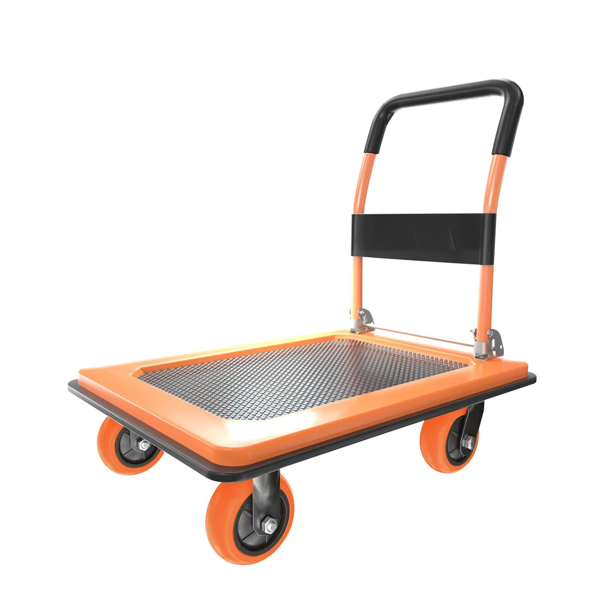 Platform Truck Heavy Duty Cart,1100Lbs Hand Truck Push Cart Dolly with 5'' 360 Degree Swivel Wheels for Loading and Storage 36x24Inch