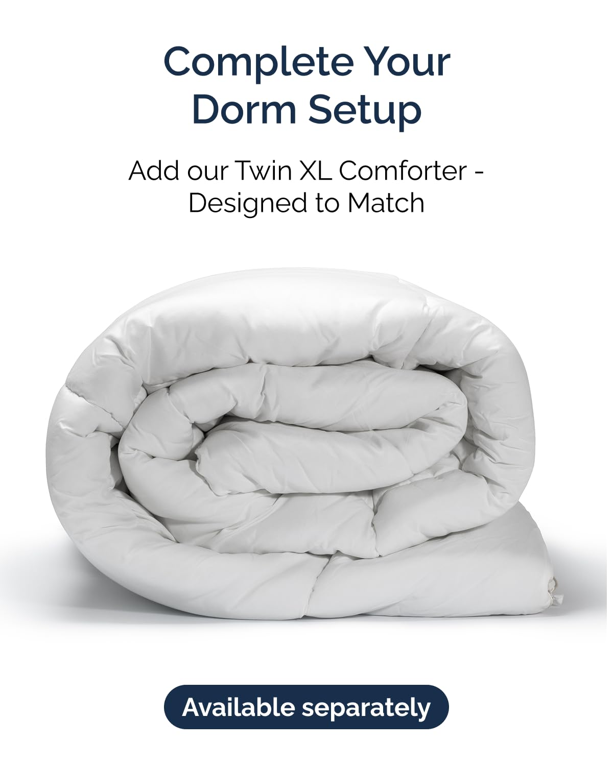 Duvet Cover Twin/Twin XL Size Set - Extra Soft Twin/Twin XL Duvet Cover 68" x 90" with 1 Pillow Sham for Women, Men, Kids & Teens - Comfy, Easy-Care & Fade Free with Zipper Closures and Ties (White)