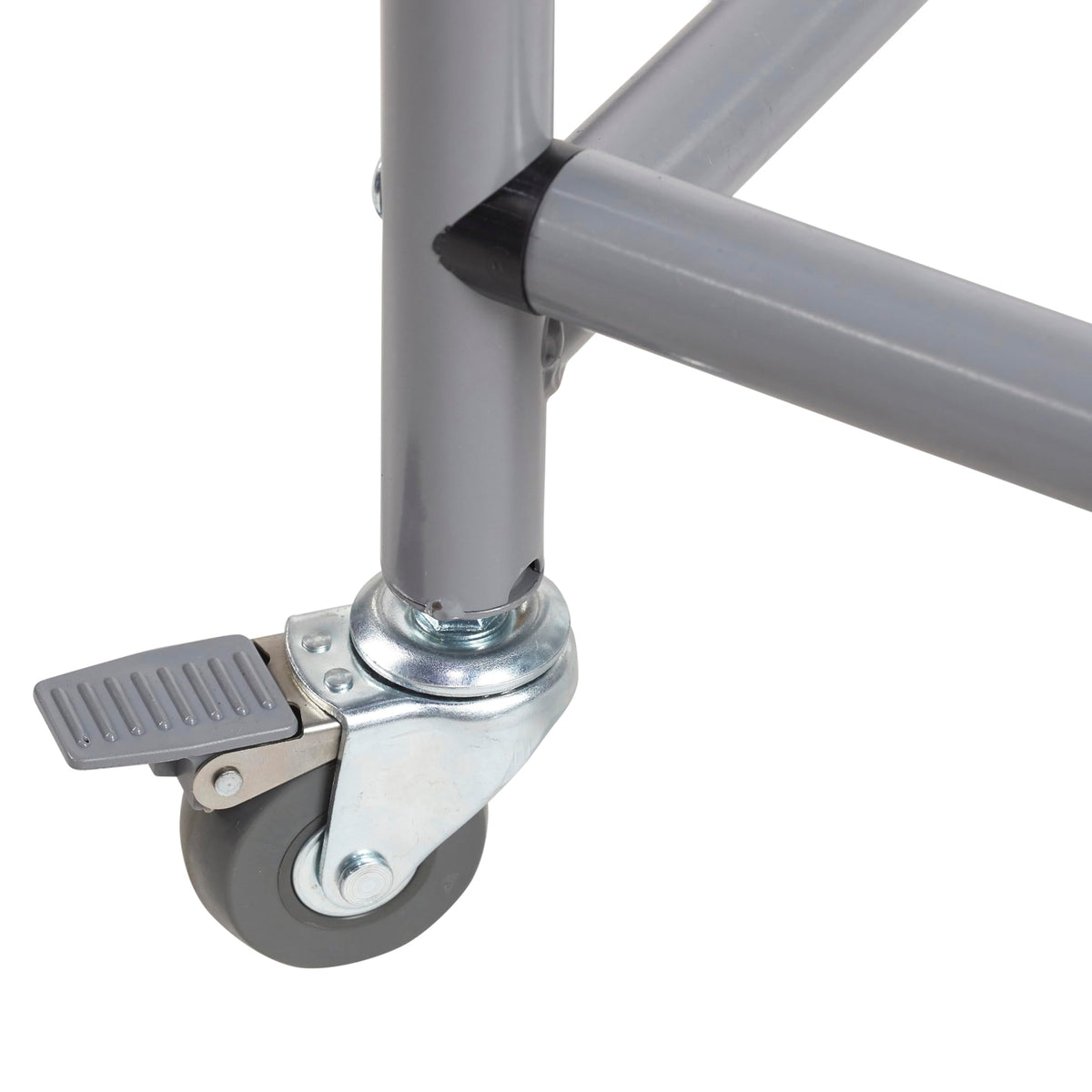 ECR4Kids The Surf Storage Rack, Holds 30 Lap Desks, Classroom Furniture, Silver